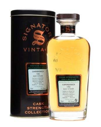 Caperdonich 1992 19 Jahre alt Cask #46238 Signatory Cask Strength Collection