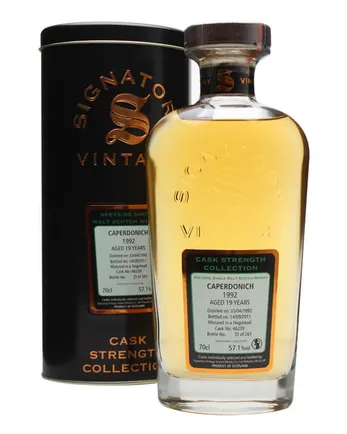 Caperdonich 1992 19 Jahre alt Cask #46239 Signatory Cask Strength Collection