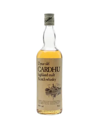Cardhu 12 Jahre alt 1980s Cream Label