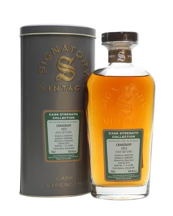 Craigduff 1973 32 Jahre alt Sherry Butt Signatory Cask Strength Collection