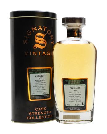 Craigduff 1973 38 Jahre alt Sherry Cask #2517 Signatory Cask Strength Collection