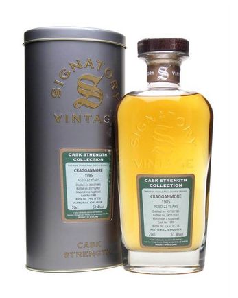 Cragganmore 1985 22 Jahre alt Signatory Cask Strength Collection