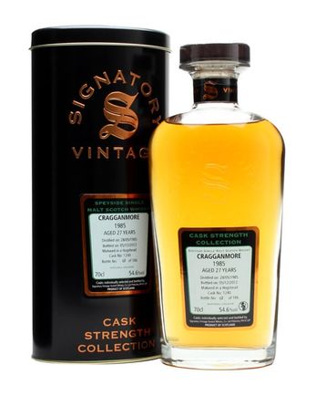 Cragganmore 1985 27 Jahre alt Cask #1240 Signatory Cask Strength Collection