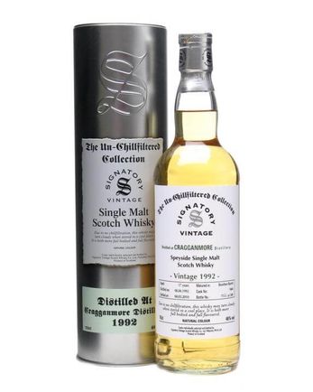 Cragganmore 1992 17 Jahre alt Un Chillfiltered Signatory Un-Chillfiltered Collection
