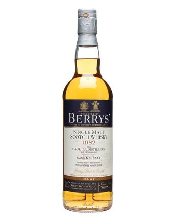 Caol Ila 1982 28 Jahre alt Cask #6514 Berry Bros & Rudd
