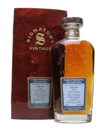 Caol ila 1975 32 Jahre alt Signatory Cask Strength Collection