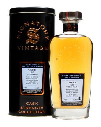 Caol Ila 1982 29 Jahre alt Cask #6484 Signatory Cask Strength Collection