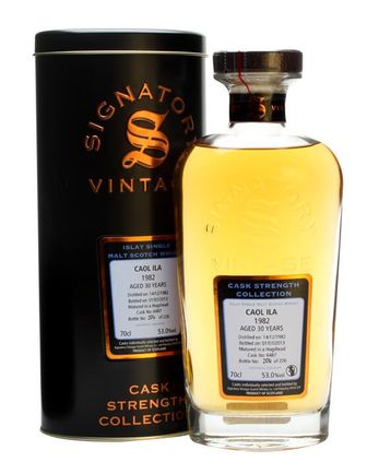 Caol Ila 1982 30 Jahre alt Cask #6487 Signatory Cask Strength Collection