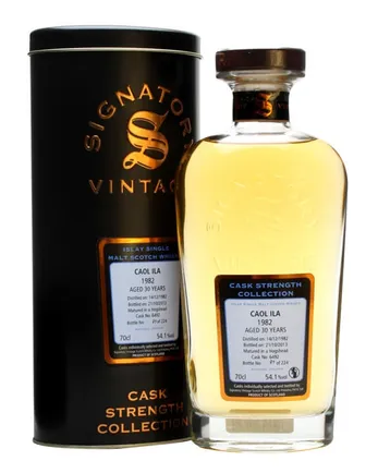 Caol Ila 1982 30 Jahre alt Cask #6492 Signatory Cask Strength Collection