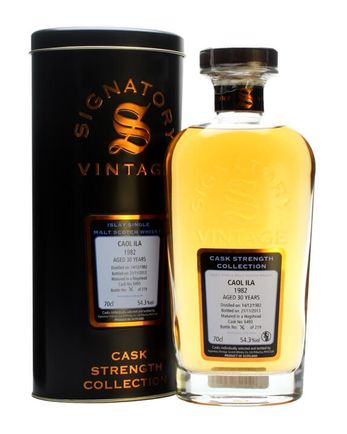 Caol Ila 1982 30 Jahre alt Cask #6493 Signatory Cask Strength Collection