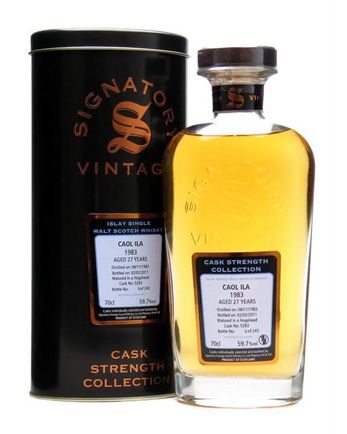 Caol Ila 1983 27 Jahre alt Cask #5283 Signatory Cask Strength Collection