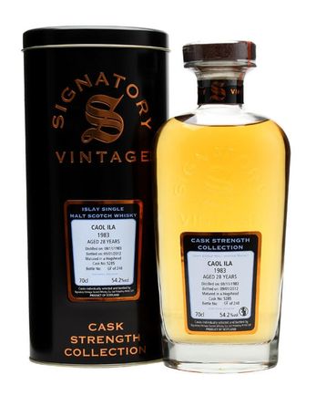 Caol Ila 1983 28 Jahre alt Cask #5285 Signatory Cask Strength Collection