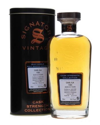 Caol Ila 1984 25 Jahre alt Cask #3637 Signatory Cask Strength Collection