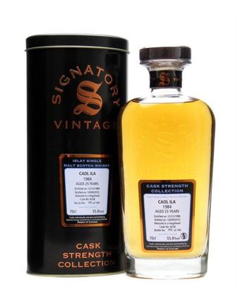 Caol Ila 1984 25 Jahre alt Cask #6256 Signatory Cask Strength Collection