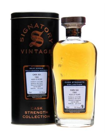 Caol Ila 1984 25 Jahre alt Cask #6258 Signatory Cask Strength Collection