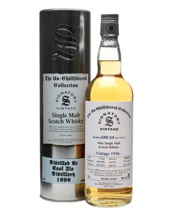 Caol Ila 1996 17 Jahre alt Cask #5572+3 Signatory Un-Chillfiltered Collection