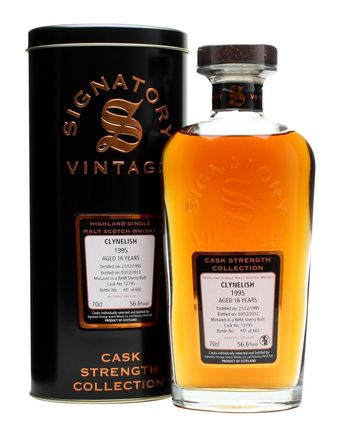 Clynelish 1995 16 Jahre alt Refill Sherry Butt #12795 Signatory Cask Strength Collection