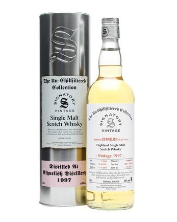 Clynelish 1997 15 Jahre alt Cask #12365+6 Signatory Un-chillfiltered Collection