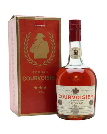 Courvoisier 3 Star Luxe Bottled 1950s