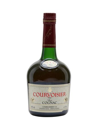 Courvoisier 3 Star Cognac Luxe Gift Box Bottled 1990s