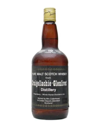 Craigellachie 1962 19 Jahre alt Dumpy Bottle Cadenhead's