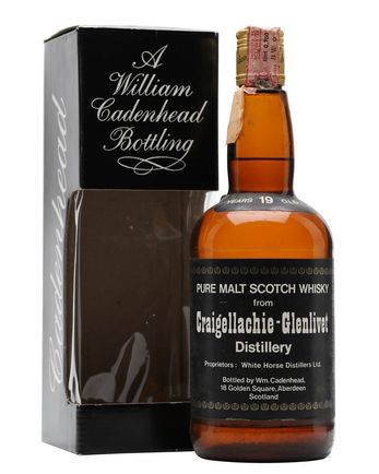 Craigellachie Glenlivet 19 Jahre alt Bottled 1980s Cadenhead's