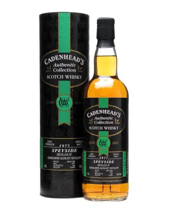 Convalmore 1977 21 Jahre alt Bottled 1998 Cadenhead's Authentic Collection