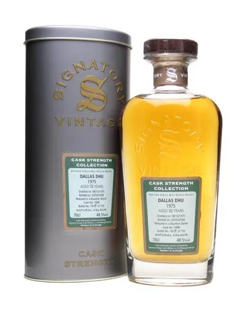 Dallas Dhu 1975 32 Jahre alt Bourbon Cask Signatory Cask Strength Collection