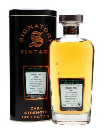 Dallas Dhu 1980 30 Jahre alt Cask #2111 Signatory