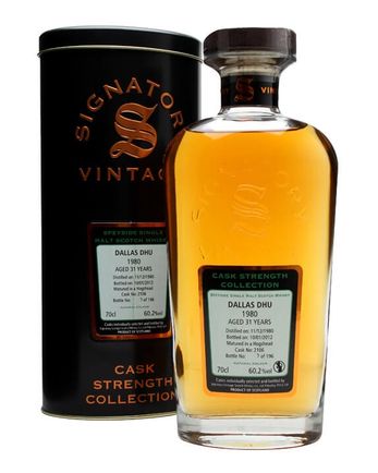 Dallas Dhu 1980 31 Jahre alt Cask #2106 Signatory Cask Strength Collection