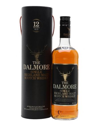 Dalmore 12 Jahre alt Bottled 1980's black label