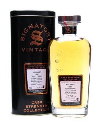 Dalmore 1990 19 Jahre alt Sherry Butt #9421 Signatory Cask Strength Collection