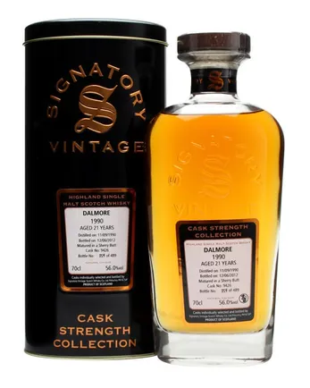 Dalmore 1990 21 Jahre alt Sherry Butt #9426 Signatory Cask Strength Collection