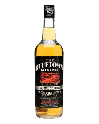 Dufftown 8 Jahre alt Black Red Label Bottled 1970s