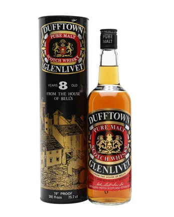 Dufftown Glenlivet 8 Jahre alt Bottled 1970's