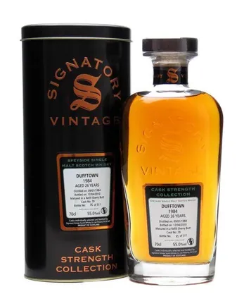 Dufftown 1984 26 Jahre alt Refill Sherry Butt #79 Signatory Cask Strength Collection