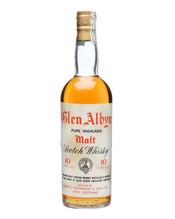 Glen Albyn 10 Jahre alt Bottled 1970's 75cl