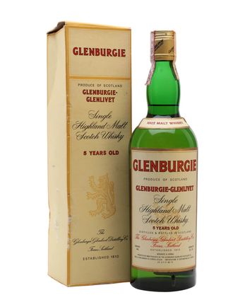 Glenburgie Glenlivet 5 Jahre alt . Bottled 1980's