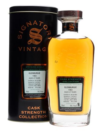 Glenburgie 1983 27 Jahre alt Casks #9817+8 Signatory Cask Strength Collection