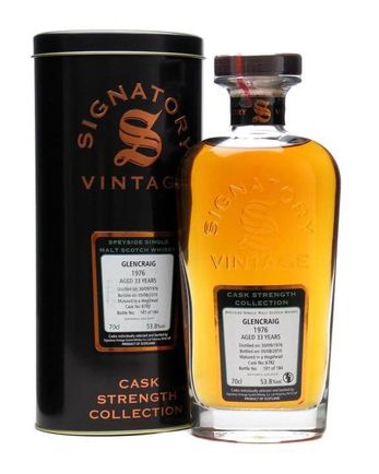 Glencraig 1976 33 Jahre alt Cask #6782 Signatory Cask Strength Collection