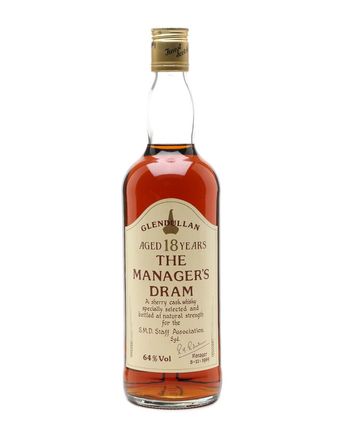 Glendullan 18 Jahre alt Manager's Dram Sherry Cask