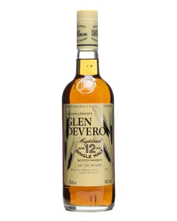 Glen Deveron 12 Jahre alt Bottled 1980s Yellow Plastic Cap