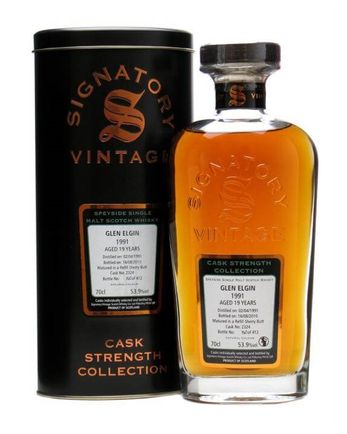 Glen Elgin 1991 19 Jahre alt Refill Sherry Butt #2324 Signatory