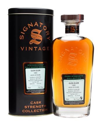 Glen Elgin 1991 20 Jahre alt Sherry Butt #2325 Signatory Cask Strength Collection