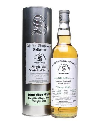 Glen Elgin 1996 12 Jahre alt Virgin Oak Signatory Un-Chillfiltered Collection