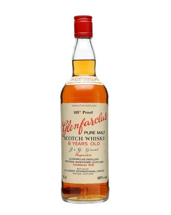 Glenfarclas 8 Jahre alt 105' White Label Bottled 1980s