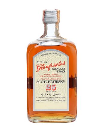 Glenfarclas 25 Jahre alt Royal Whisky Bottled 1970s