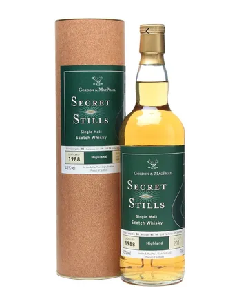 Secret Stills 6.4 Glen Garioch 1988 Gordon & Macphail Secret Stills