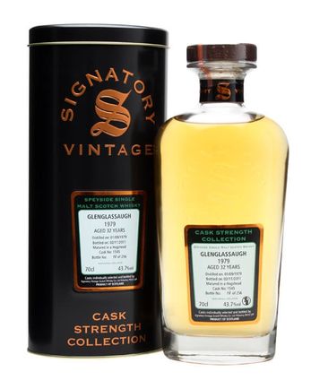 Glenglassaugh 1979 32 Jahre alt Cask #1545 Signatory Cask Strength Collection