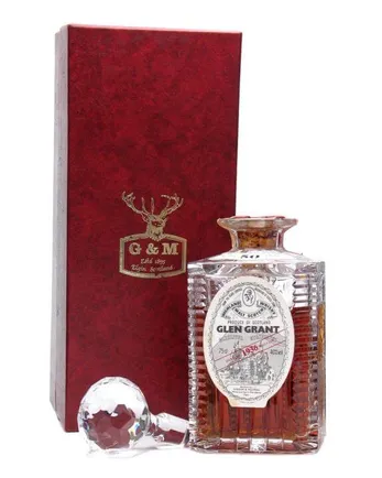 Glen Grant 1936 50 Jahre alt Crystal Decanter Gordon & Macphail